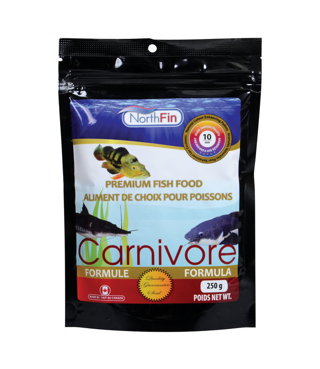 NorthFin Carnivore Formula 10mm Sinking Pellets 250g