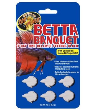 Zoo Med Betta Banquet 8.5g (7 Day Slow Release Block)