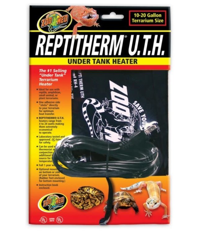 Zoo Med ReptiTherm Under Tank Heater 10 to 20 gal (6in x 8in)