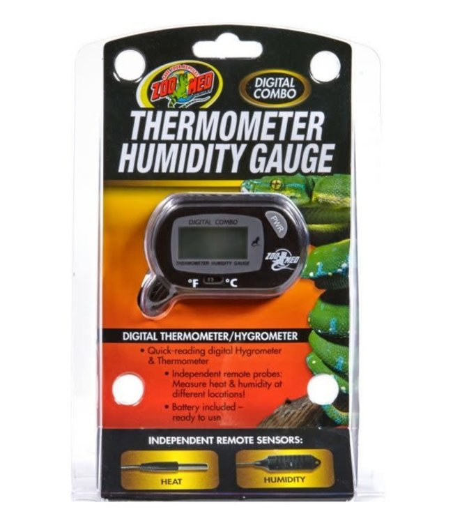 Zoo Med Digital Combo Thermometer/Humidity Gauge