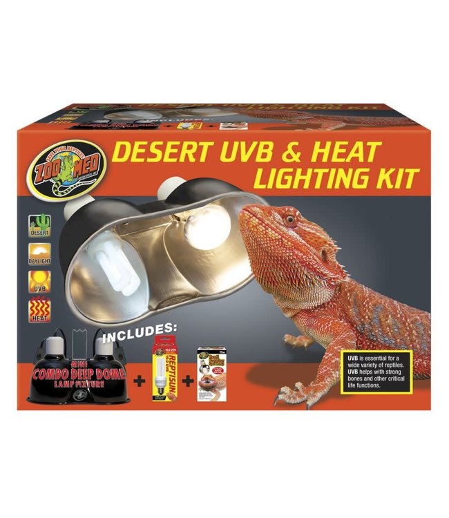 Zoo Med Desert UVB & Heat Lighting Kit
