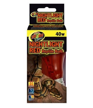 Zoo Med Night Red Bulb 40w