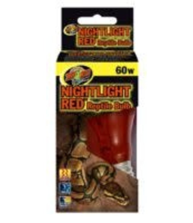 Zoo Med Night Red Bulb 60w