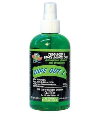 Zoo Med Wipe Out 1 Terrarium & Small Animal Cage Cleaner 8.75 oz. (258 ml)