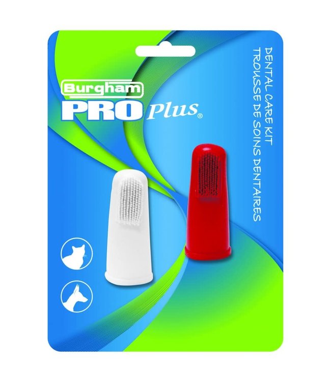 Pro Plus Finger Tooth Brushes 2pk