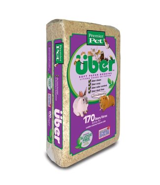 Premier Pet Pet's Pick  Uber Soft Paper Bedding Natural 170L