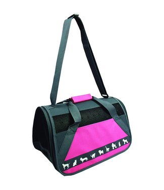 Tuff Crate Front Load Soft Travel Carrier Pink 16in x 8in x 10in