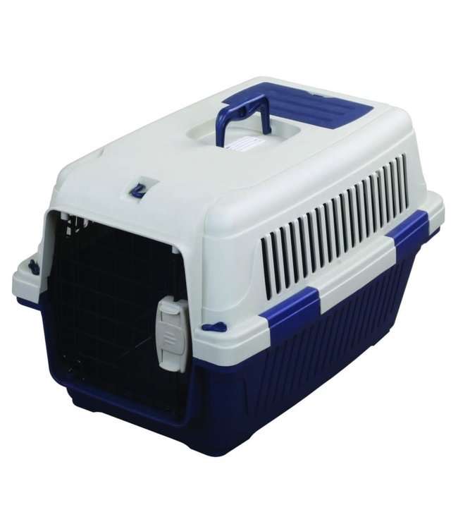 Tuff Crate TK200 Deluxe Pet Carrier Blue 22.45in x 14.6in x 13.8in