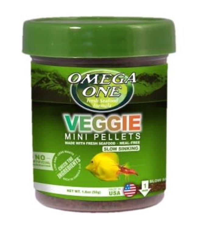 Omega One Omega One Veggie Micro Pellets Slow Sinking 50g