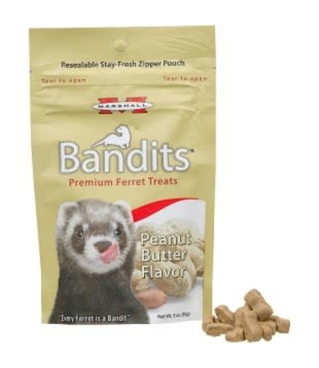 Marshall Bandits Ferret Treat Peanut Butter 85g