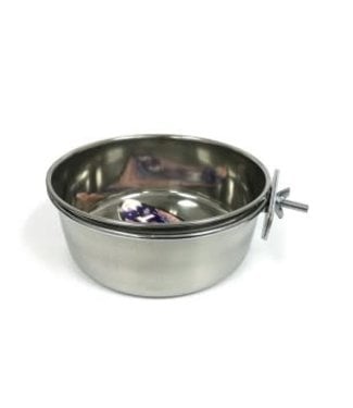 Stainless Steel Dish with Clamp Holder 20oz.