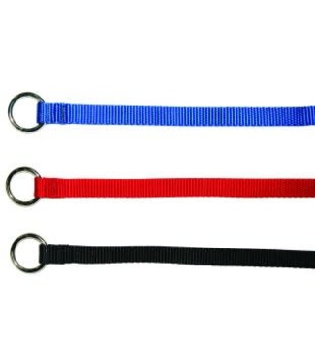 Ak-9 Flat Nylon Choke Collar 5/8 x 16in Red