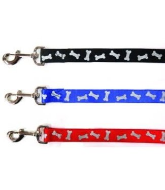 Ak-9 Reflective Leash 1in x 4ft Red