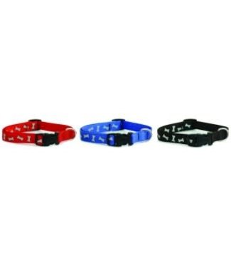 Ak-9 Reflective Collar 5/8in x 8-14in Red