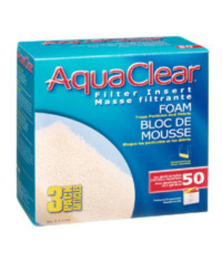 AquaClear 50 Foam Insert 3pk