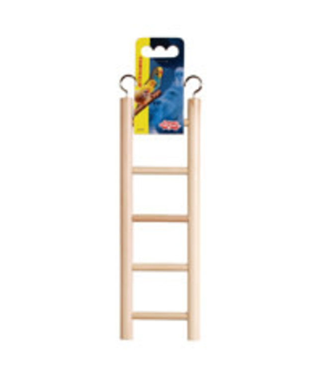 Living World Wooden Bird Ladder 5 Steps 25cm Long