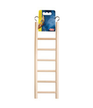 Living World Wooden Bird Ladder 7 Steps 30cm Long