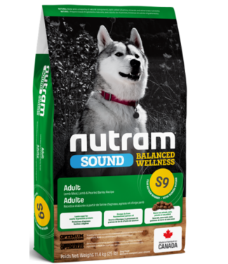 Nutram S9 Sound Balance Wellness Adult Dog Lamb Recipe 11.4kg