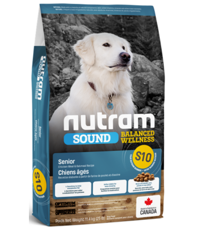 Nutram S10 Sound Balance Wellness Adult Dog Senior 11.4kg