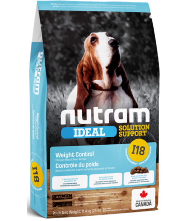 Nutram I18  Ideal Solution Support Weight Control 11.4kg