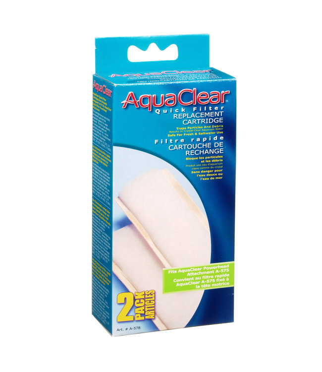 AquaClear Quick Filter Replacement Cartridge 2pk