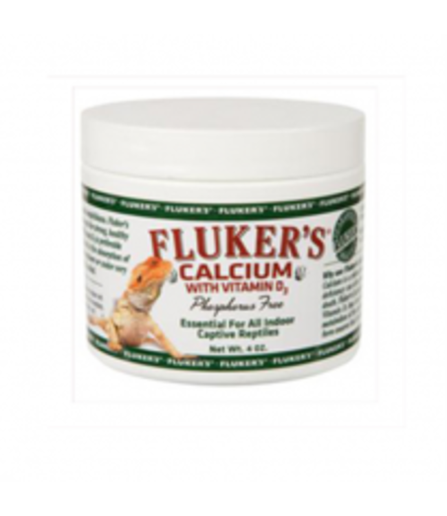 Flukers Calcium with Vitamin D3 2oz