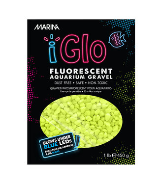 Marina iGlo Fluorescent Aquarium Gravel Yellow 450 g
