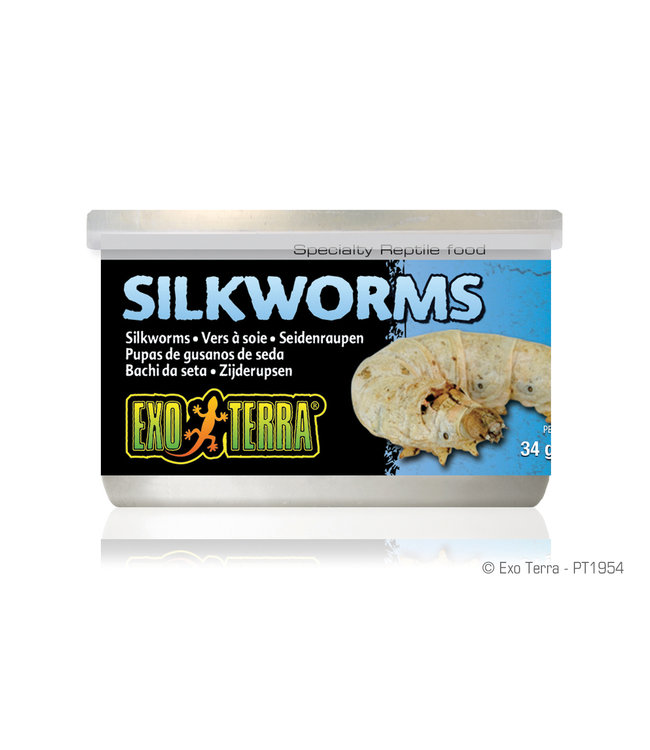 Exo Terra Canned Silkworms (Pupea) 34 g