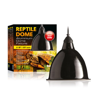 Exo Terra Reptile Aluminum Dome Fixture Large 21 cm (8in)
