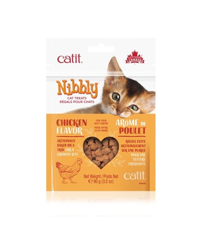 Catit Nibbly Chicken Treats for Cats 90g