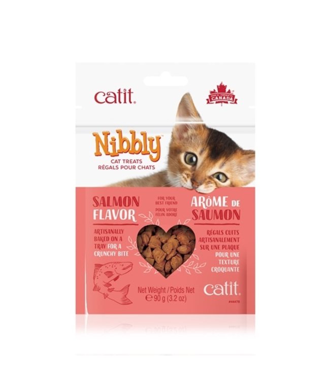 Catit Nibbly Salmon Treats for Cats 90g