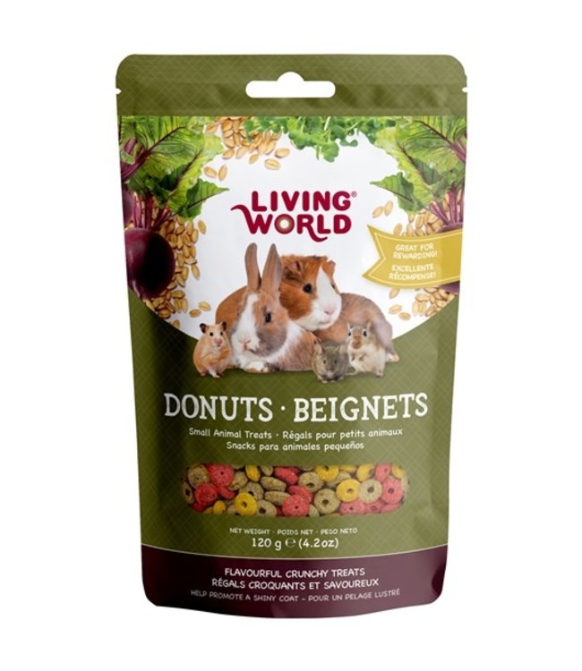 Living World Small Animal Donuts 120 g