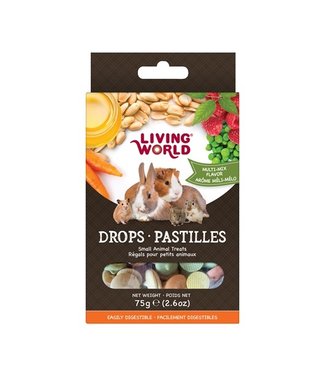 Living World Small Animal Drops Multi-Mix Flavour 75 g