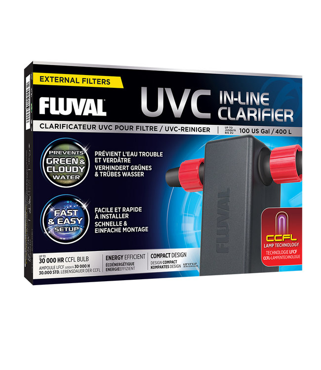 Fluval UVC In-Line Clarifier - up to 100 US Gal (400 L)