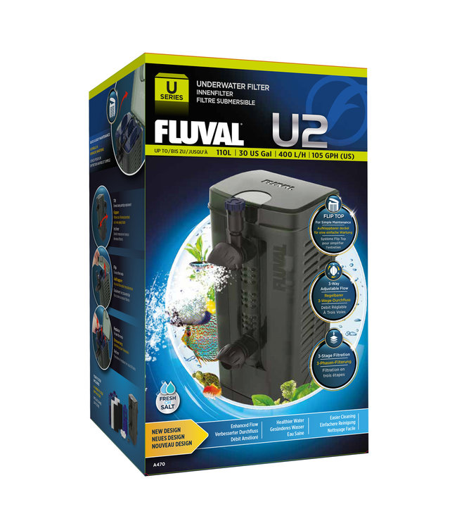 Fluval U2 Underwater Filter 110 L (30 US Gal)