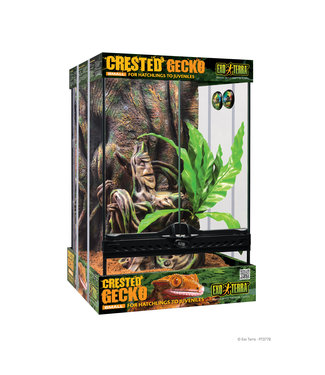 Exo Terra Crested Gecko Kit Small 30x30x45cm (12in x 12in x 18in)