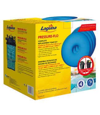 Laguna Pressure-Flo Replacement Foam 27cm 4pk