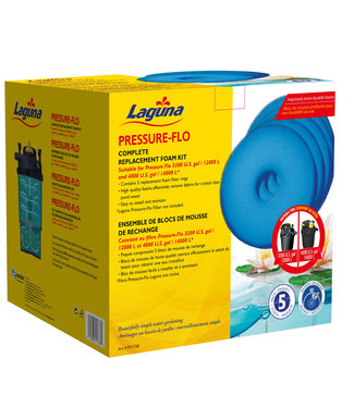 Laguna Pressure Flo Replacement Foam for 3200/4000 5pk