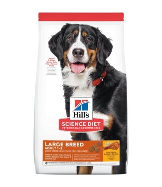 Hills Science Diet Chicken & Barley Dry Food for Large Breed Adult Dogs (1-5) 33 lb