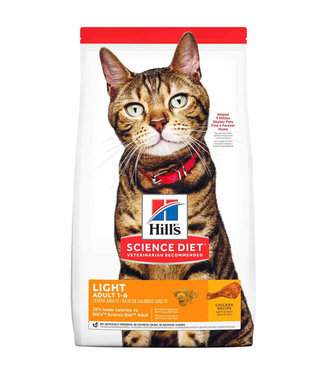 Hills Science Diet Adult Cat Light 7.25kg (16lb)