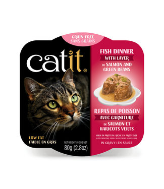 Catit Fish Dinner with Salmon & Green Beans 80g (2.8 oz)