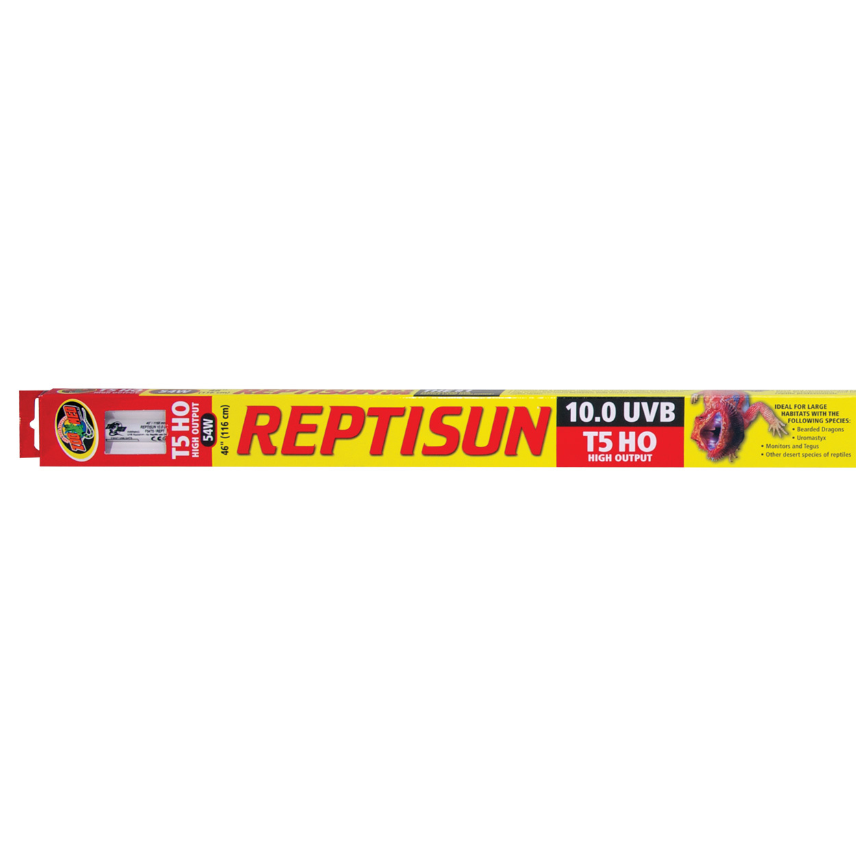 Zoo Med Reptisun T5 HO UVB 10.0 Bulb 46in 54 w - Southwest Pet