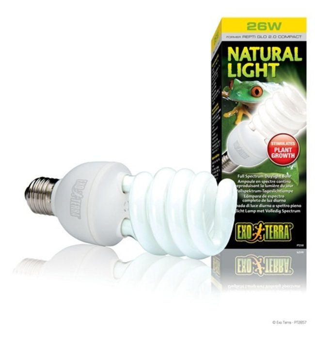 Exo Terra Natural Light (Great for Plants!) Compact Fluorescent Bulb 26 W