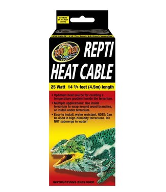 Zoo Med Repti Heat Cable 25W 14.75in (4.5m)