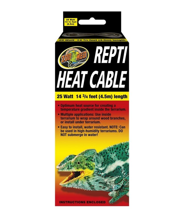 Zoo Med Repti Heat Cable 25W 14.75in (4.5m)