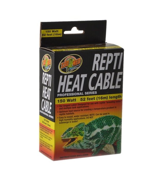 Zoo Med Repti Heat Cable 150W 52ft (16m)