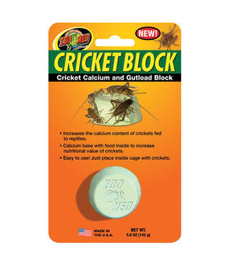 Zoo Med Cricket Calcium & Gutload Block 12.8 g