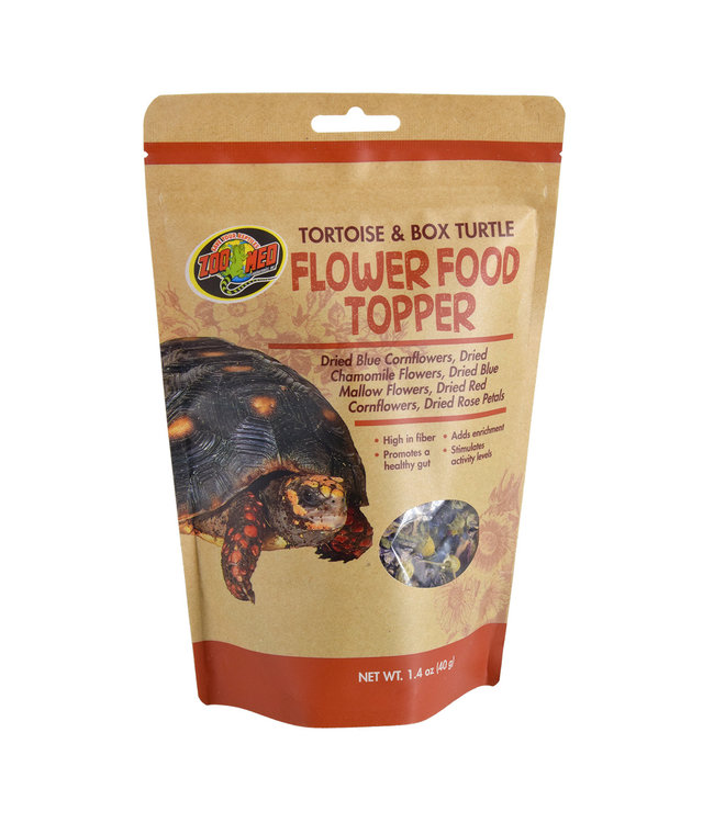 Zoo Med Flower Food Topper Tortoise & Box Turtle 1.4oz