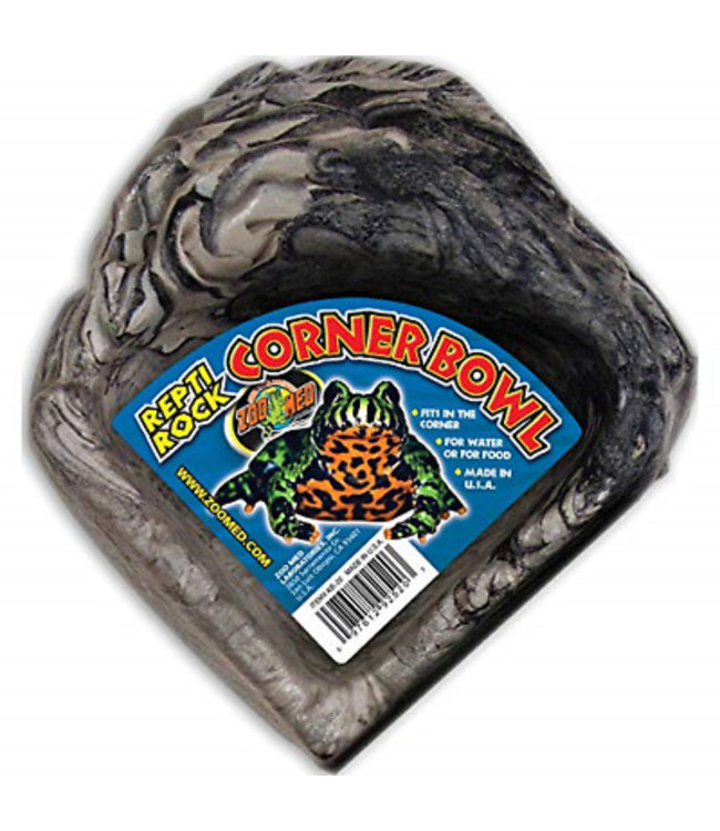 Zoo Med Repti Rock Corner Bowl Small