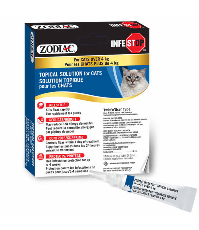 Zodiac Infestop Adulticide for Cats over 4 kg
